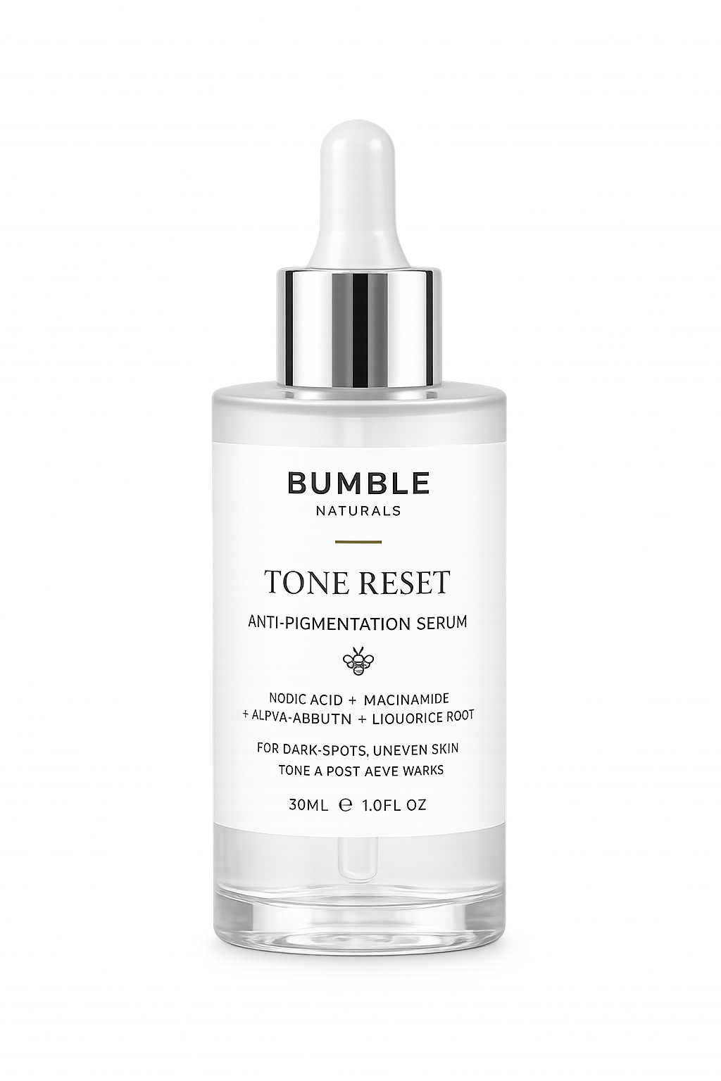 Tone reset tall Kojic Acid Serum, Targeted Hyperpigmentation Reduction, Enhances Skin Texture, Brightening